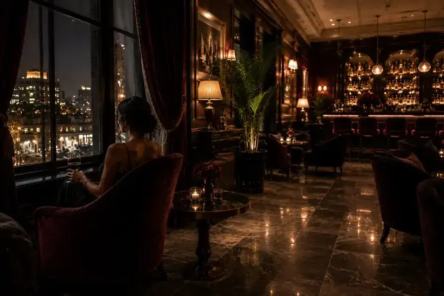 A lounge scene on Wollo